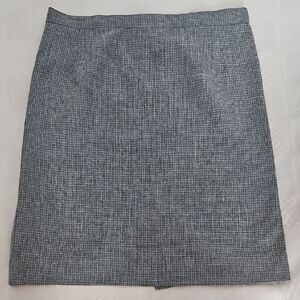 Gray Mini Pencil Skirt for Work